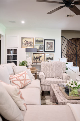 How to use texture and patterns to create visual interest in a room.