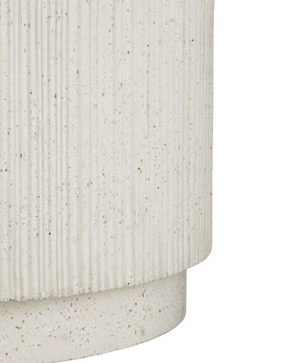 Ridge Medium Ivory Terrazzo Planter, alternate view 3