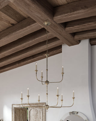 Nottaway Two-Tier Bronze Chandelier, alternate view 6