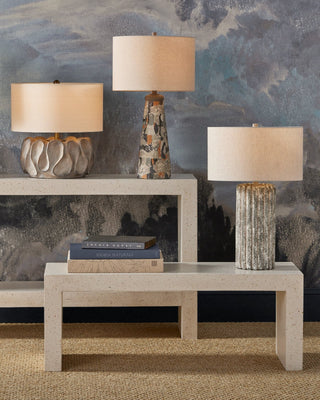 Carson Ivory Terrazzo Bench, alternate view 7