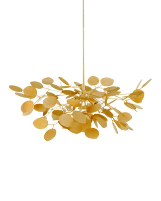 Lunaria Small Gold Chandelier, alternate view 4