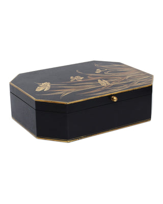 Glasshouse Box in black and gold
