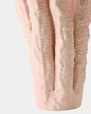Coral Vase, Pink, Large, base detail