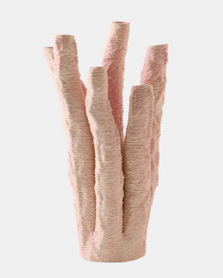 Coral Vase, Pink, Large, side view