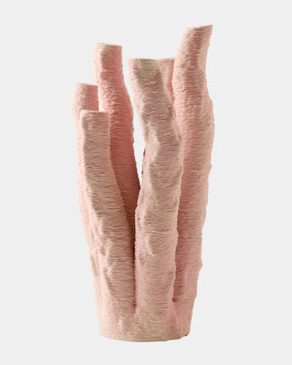 Coral Vase, Pink, Large, side view