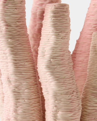 Coral Vase, Pink, Large, texture detail