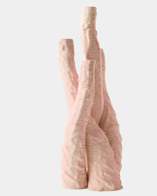 Coral Vase, Pink, Medium, base detail