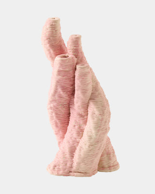 Coral Vase, Pink, Small, side view