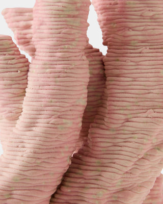 Coral Vase, Pink, Small, texture detail