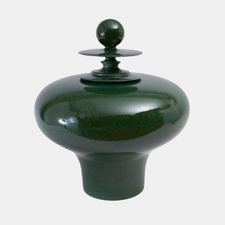 Happy Temple Jar, Emerald, Squat, alternate view 2