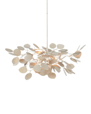 Lunaria Small Silver Chandelier, alternate view 3
