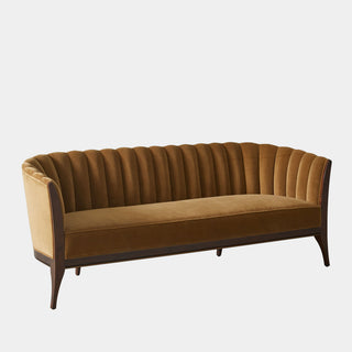 Connor Channel Back Sofa, Toast Velvet, alternate view 3