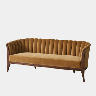 Connor Channel Back Sofa, Toast Velvet, alternate view 5