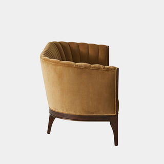 Connor Channel Back Sofa, Toast Velvet, alternate view 6