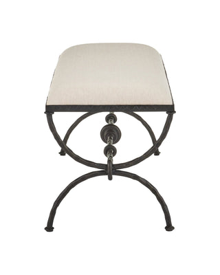 Agora Bench, Belgian Linen Weave, alternate view 4