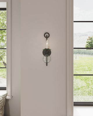 Sethos Black Wall Sconce, alternate view 4