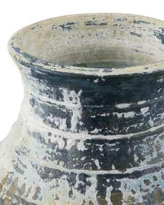 Ragusa Large Antique Blue Drip Urn, alternate view 3