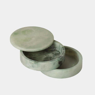 Leora Swivel Box, Alabaster, Green, alternate view 4