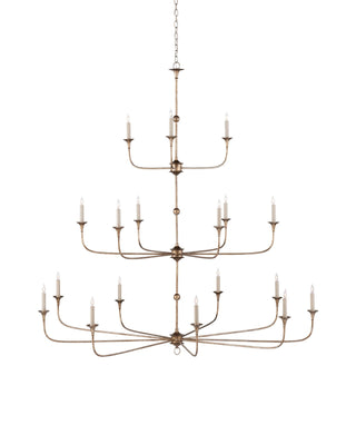 Nottaway Grande Bronze Chandelier in wrought iron