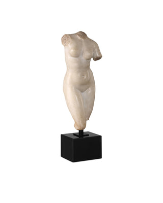 Goddess Venus in aged beige and black