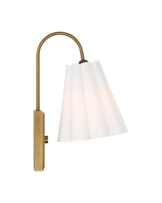 Blithe White Wall Sconce, alternate view 4