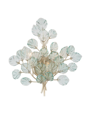 Baobab Wall Sconce in recycled glass and wrought iron