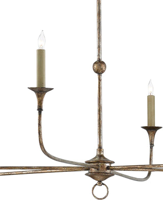 Nottaway Large Bronze Chandelier, alternate view 2