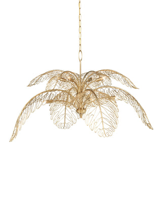 Taormina Brass Chandelier in wrought iron