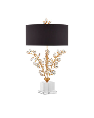 Forget-Me-Not Gold Table Lamp, alternate view 3