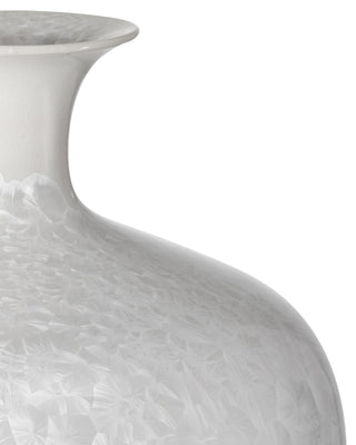 Crystalline Small White Vase, alternate view 2