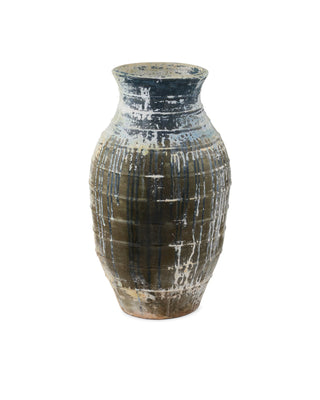 Ragusa Large Antique Blue Drip Urn, alternate view 5