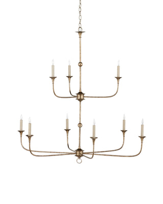 Nottaway Two-Tier Bronze Chandelier, alternate view 4