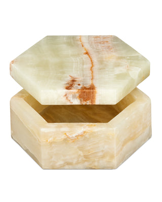 Arco Green Onyx Hexagon Box, alternate view 4