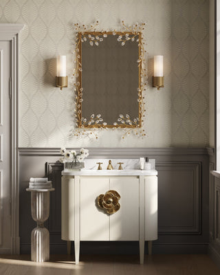 Forget-Me-Not Gold Rectangular Mirror, alternate view 7