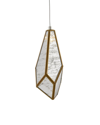 Glace Mirror 15-Light Round Multi-Drop Pendant, alternate view 2