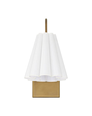 Blithe White Wall Sconce, alternate view 6