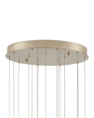Glace Mirror 15-Light Round Multi-Drop Pendant, alternate view 4