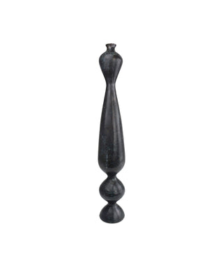 Luganzo Large Bronze Vase in jade green and gold