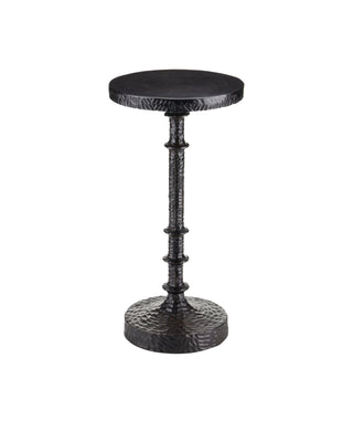 Gallo Bronze Accent Table in cast aluminum