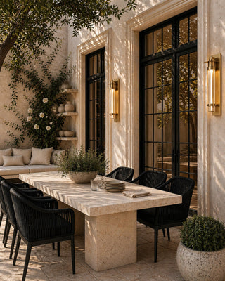 Provence Brass Outdoor Wall Sconce, alternate view 6