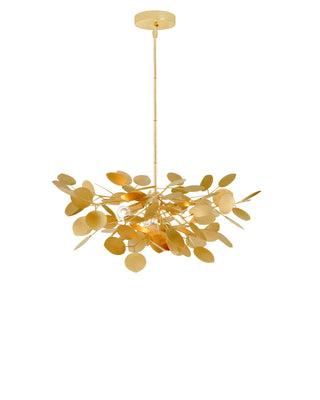 Lunaria Small Gold Chandelier, alternate view 5