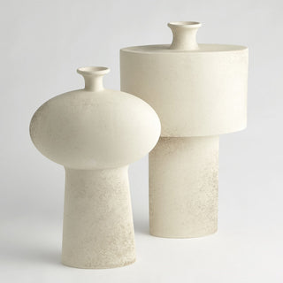 Folk Ovoid Vase, styled in a room