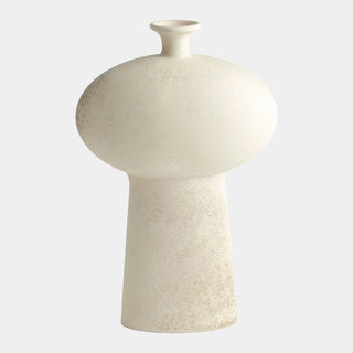Folk Ovoid Vase in ceramic
