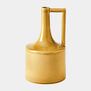 Garden Bottle, Ochre, Medium, crafted in ceramic