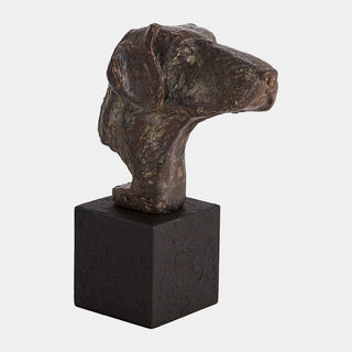 Labrador Retriever Sculpture in cast iron