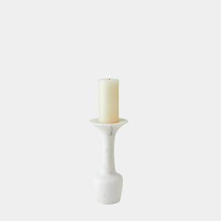 Calyx Candle Holder, White, alternate view 6
