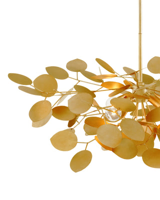 Lunaria Small Gold Chandelier, alternate view 2