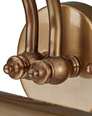 Parsifal Large Brass Picture Light, alternate view 2