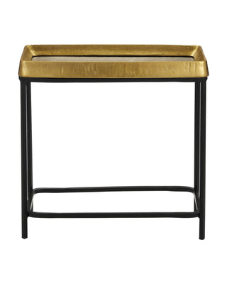 Tanay Brass Side Table, alternate view 3