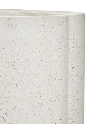 Smerlato Ivory Terrazzo Large Planter, alternate view 2